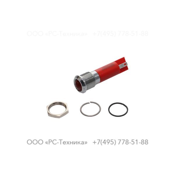 1604885900 12MM IP67 REDLED BRIGHT SATIN