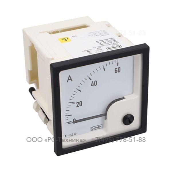 1633013862 AMMETER 72X72 60 A 50/60 H