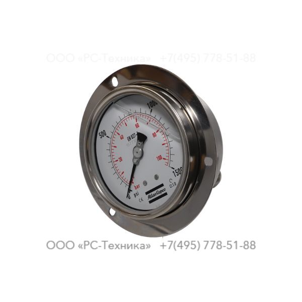 2019011001 GAUGE, 0-100BAR DIA 100MM