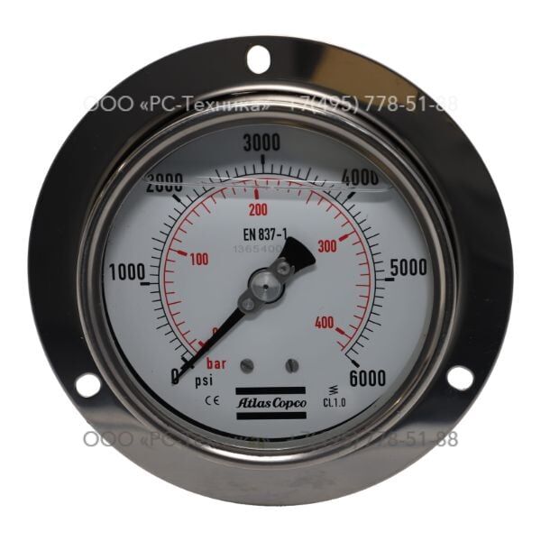 2019257800 GAUGE, 0-400BAR DIA 100MM