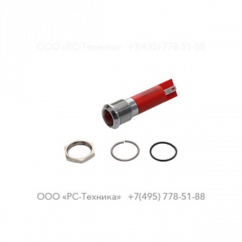 1604885900 12MM IP67 REDLED BRIGHT SATIN