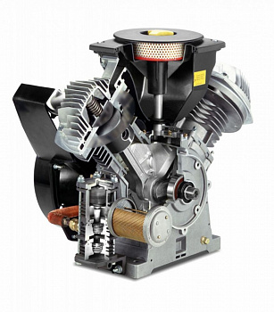 Поршневой маслосмазываемый двухступенчатый компрессор Atlas Copco LT2-15, на раме, без кожуха