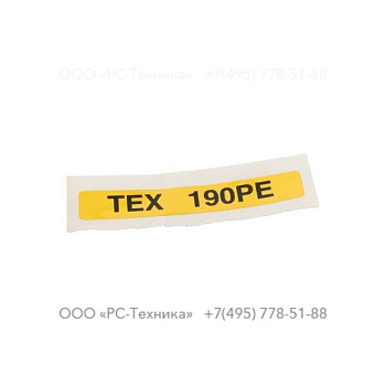 3310151605 LABEL TEX 190PE