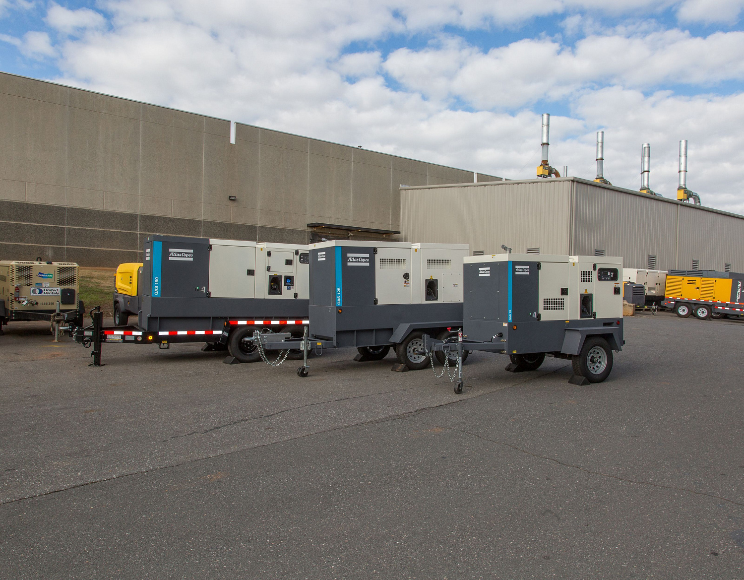 Дизельный генератор Atlas Copco QAS 630