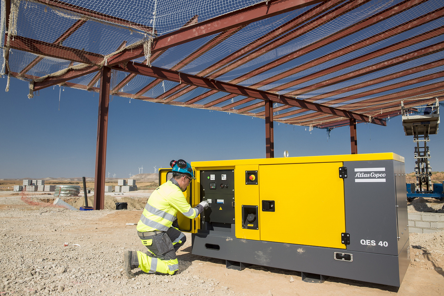 Дизельный генератор Atlas Copco QES 155