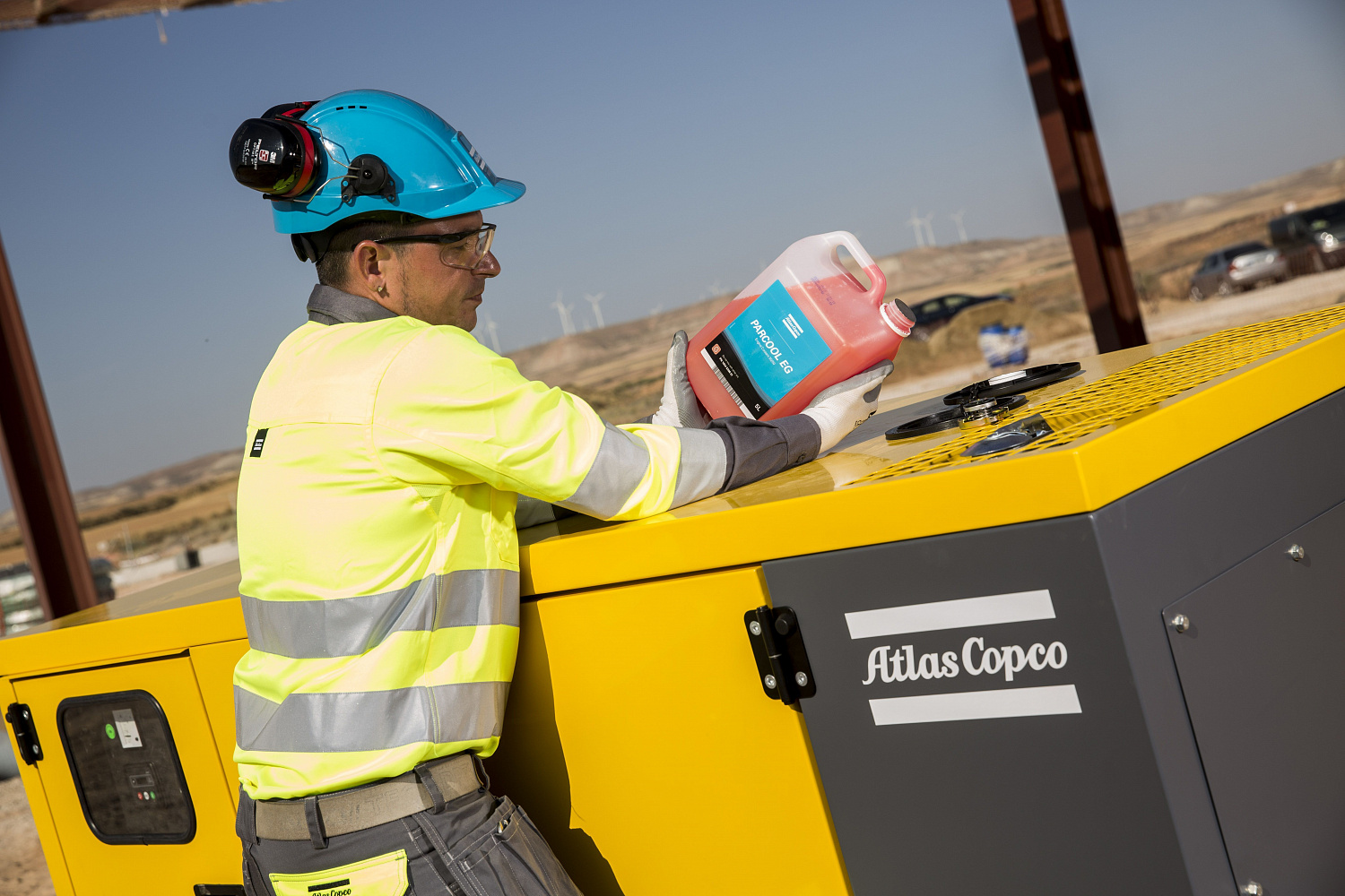 Дизельный генератор Atlas Copco QES 155