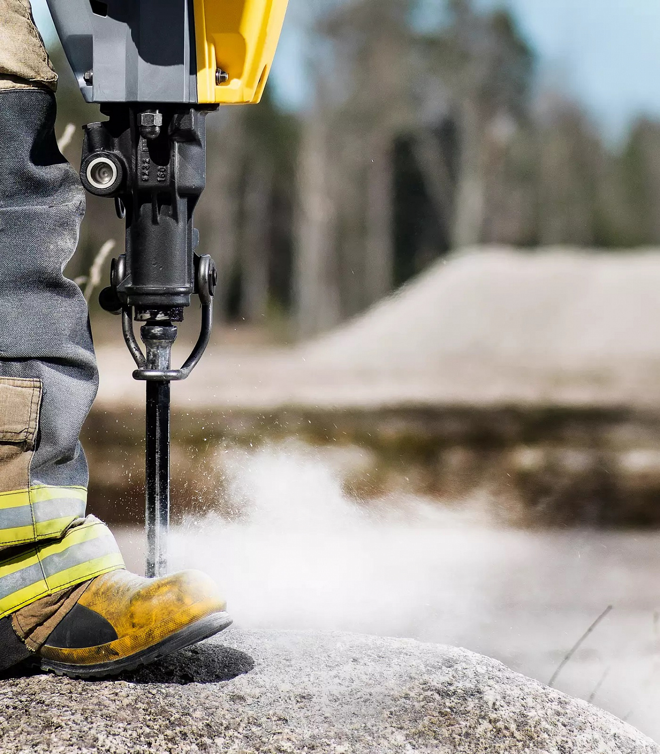 Бензиновый отбойный молот и перфоратор Atlas Copco Cobra Combi (Pionjar 120)