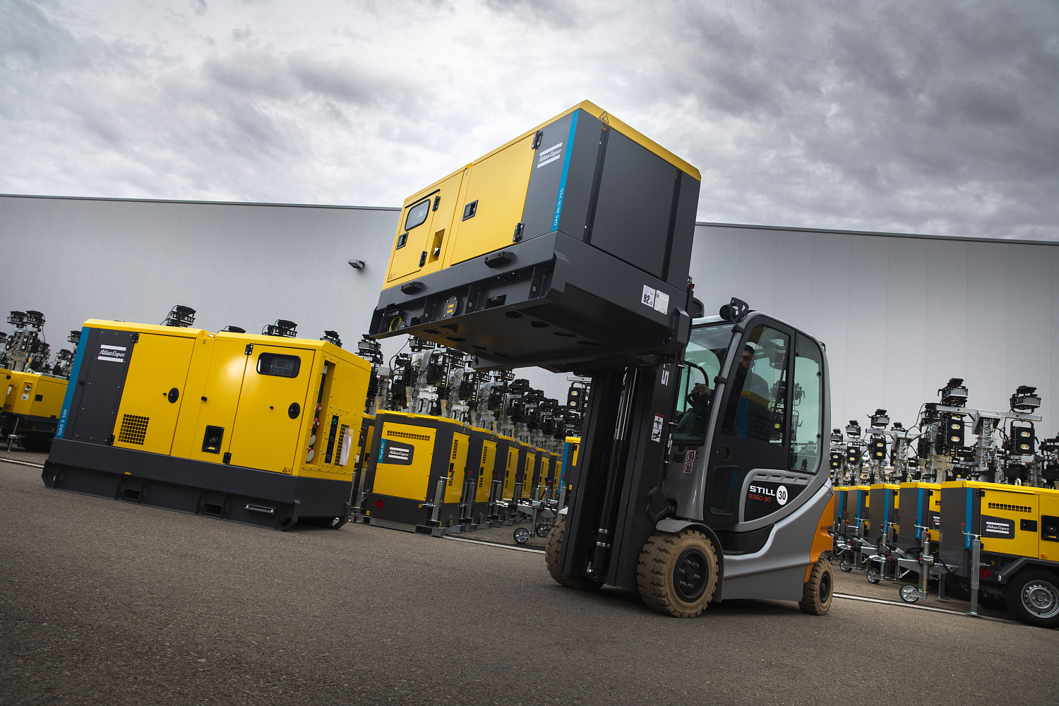 Дизельный генератор Atlas Copco QAS 20