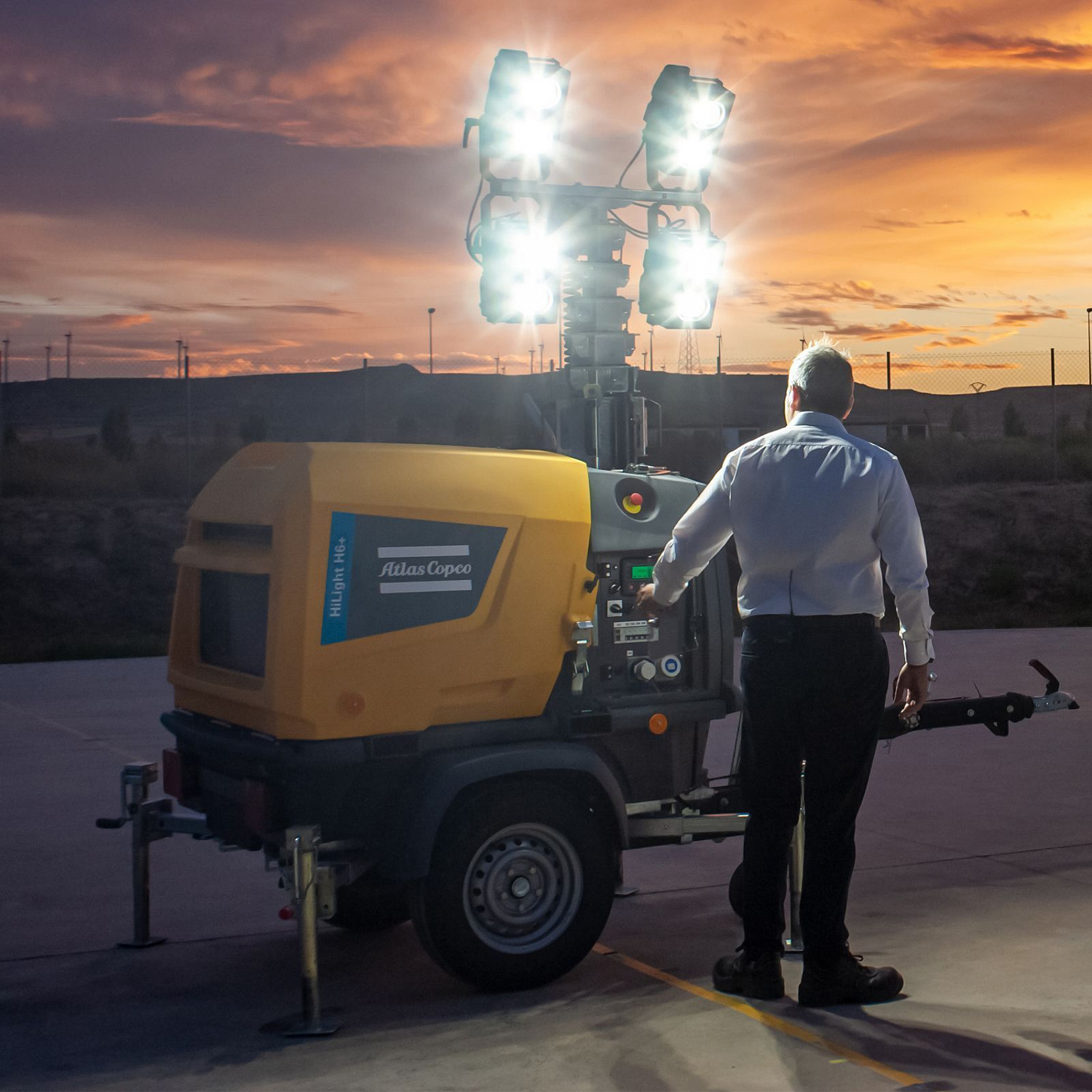 Осветительная мачта Atlas Copco HiLight H6+