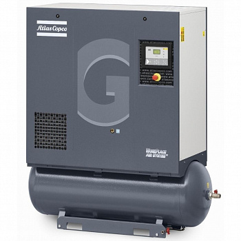 Винтовой компрессор Atlas Copco GA5 10FF, на ресивере 270 литров, с осушителем