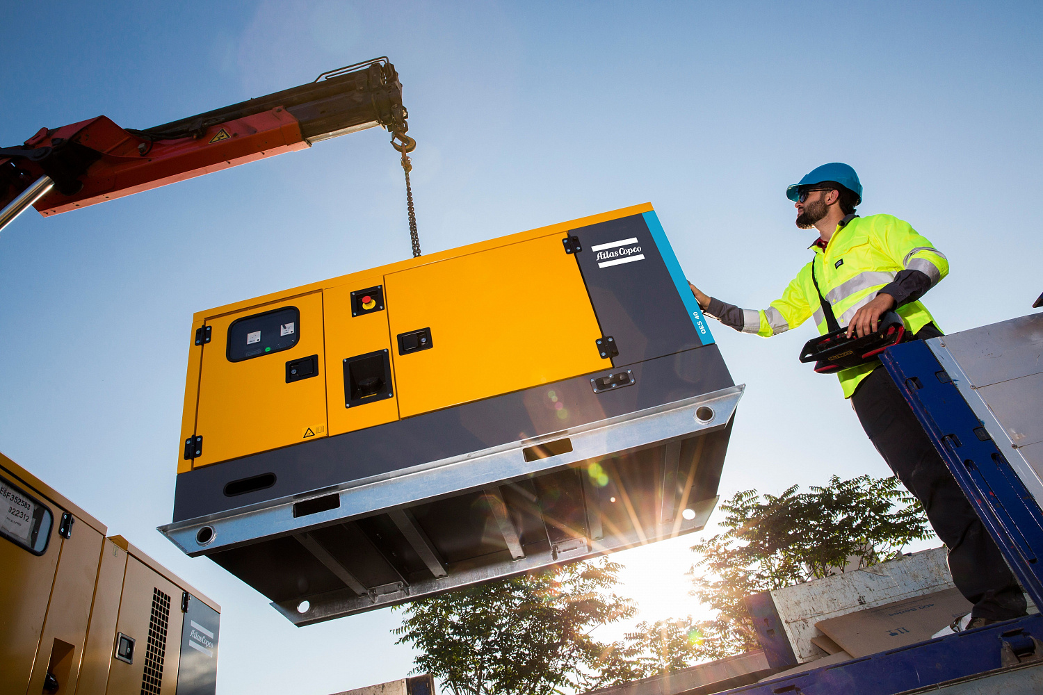 Дизельный генератор Atlas Copco QES 65