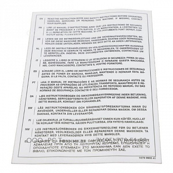 1079990541 INSTRUCTION LABEL