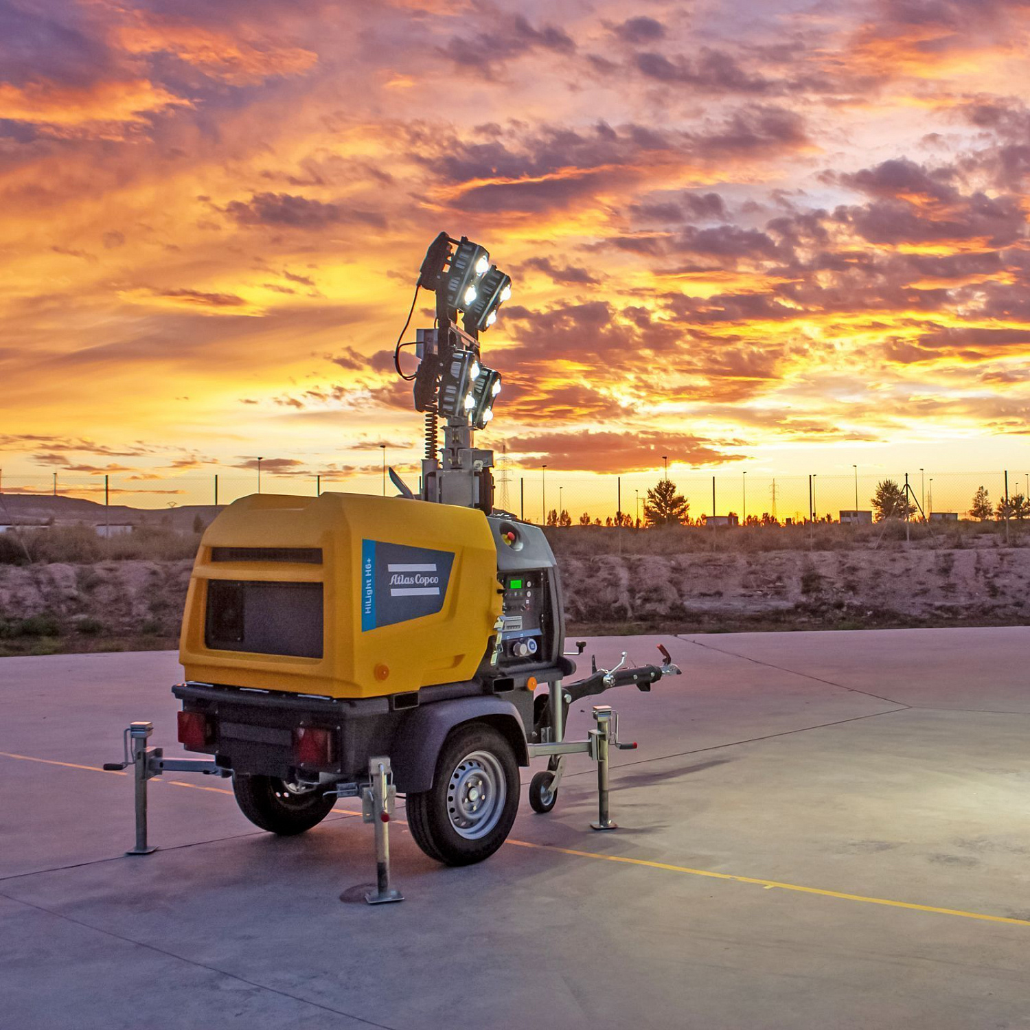 Осветительная мачта Atlas Copco HiLight H6+