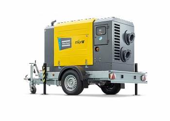 Самовсасывающая дизельная мотопомпа в шумопоглощающем кожухе PAS 100 HardHat