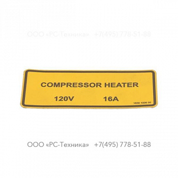 1638100600 DECAL HEATERS PTE US