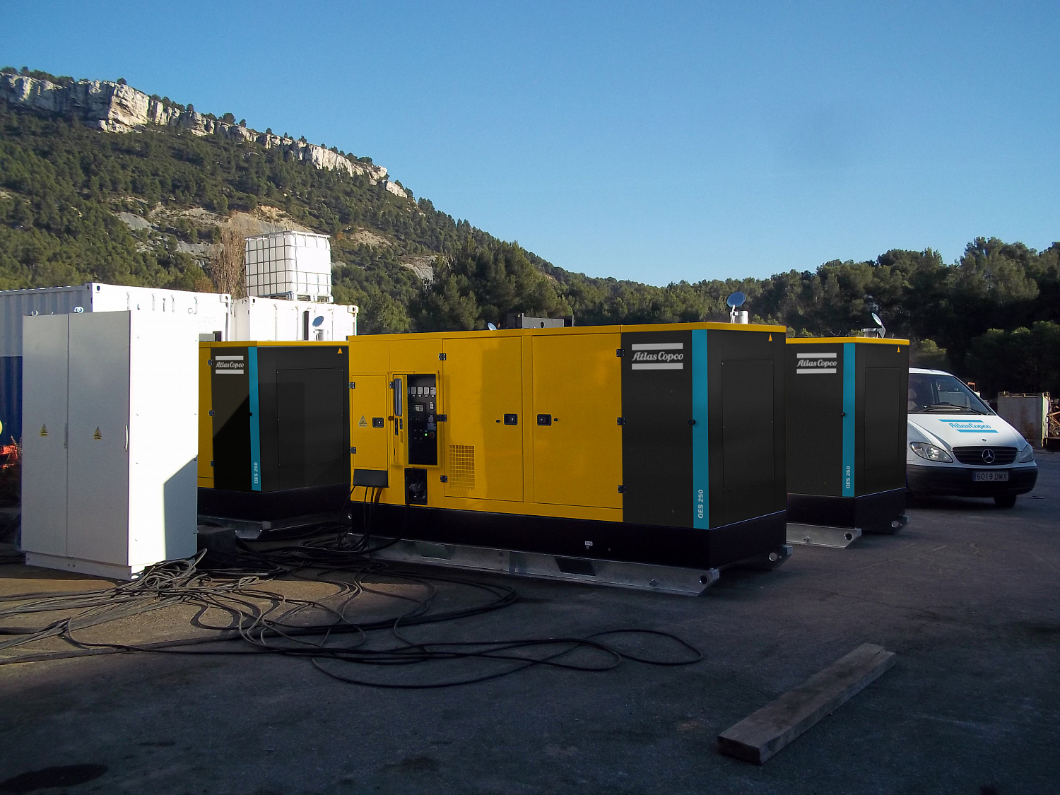 Дизельный генератор Atlas Copco QES 65