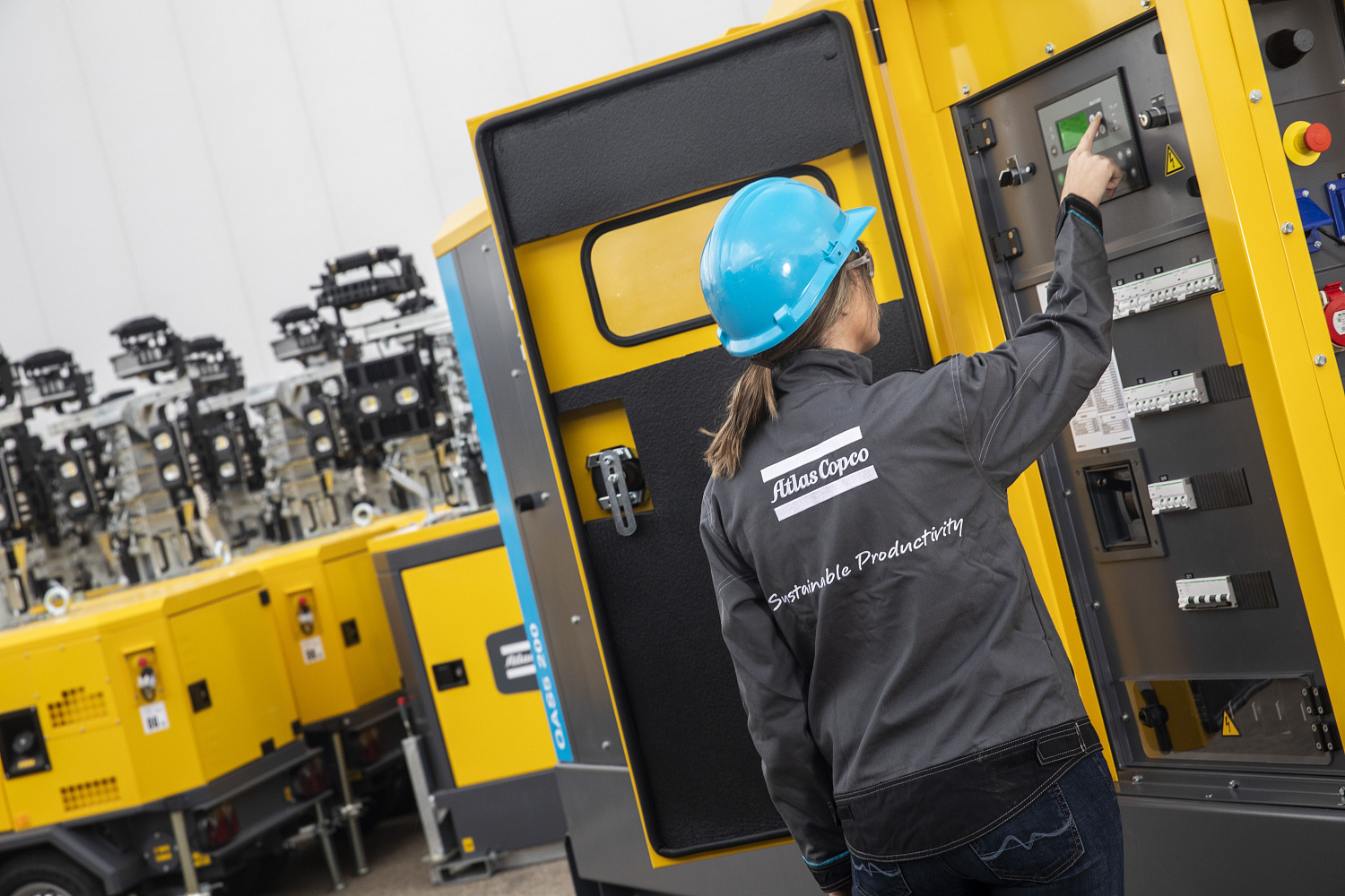 Дизельный генератор Atlas Copco QAS 40