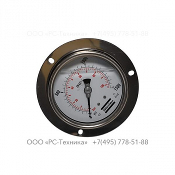 2019011001 GAUGE, 0-100BAR DIA 100MM