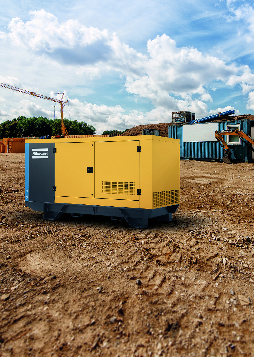 Дизельный генератор Atlas Copco QES 65